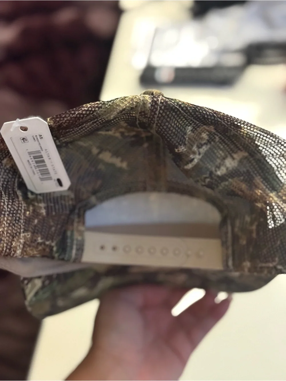 Altar'd State Camo 'Sunday Scaries' Patch Trucker Hat